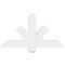 Ekena Millwork Redmond Architectural Grade PVC Gable Bracket, 36"W x 19 1/2"H x 2"D x 4"F, 13/12 Pitch GBP036X20X0204RED00 - alternate 4